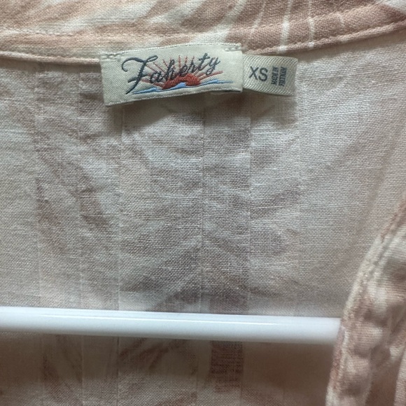 Faherty Gemina Dress in Peach Palms Pattern; Size XS - Picture 9 of 10